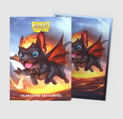 Dragon Shield - Brushed Art Sleeves - The Wufdragon (100ct)